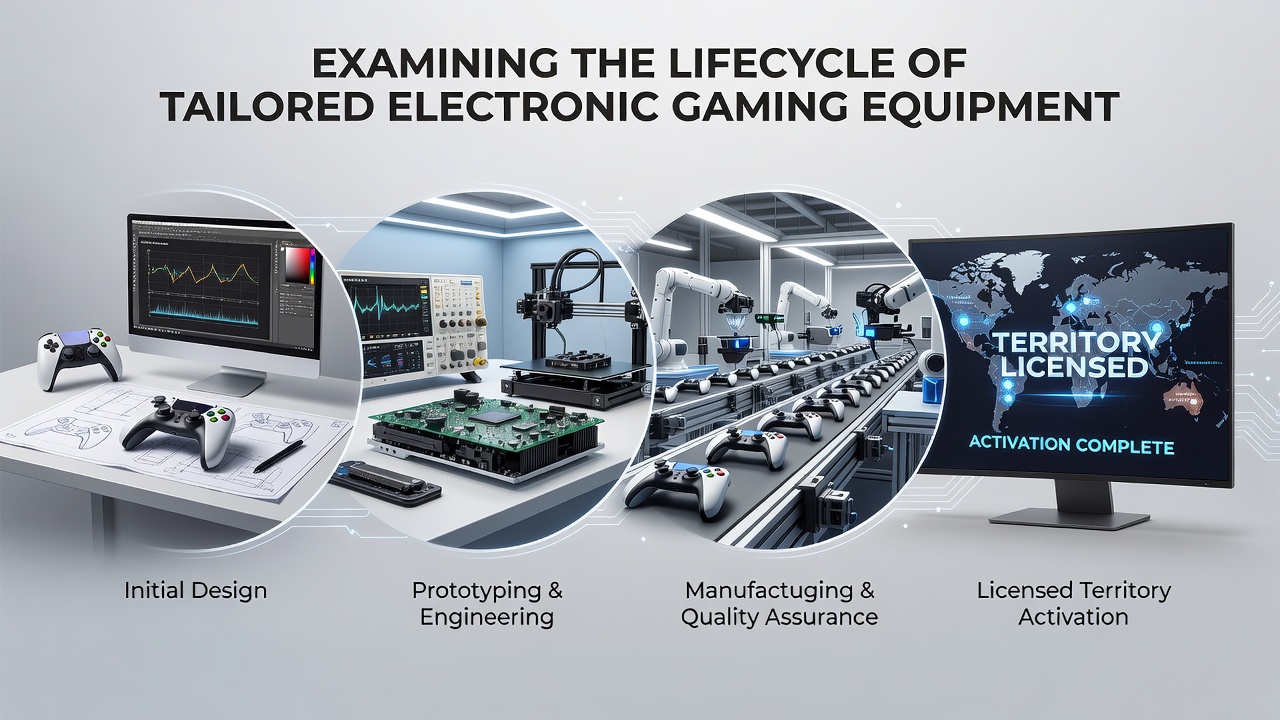 Übersicht über den Entwicklungsprozess maßgeschneiderter Gaming-Hardware von der Planung bis zur Integration