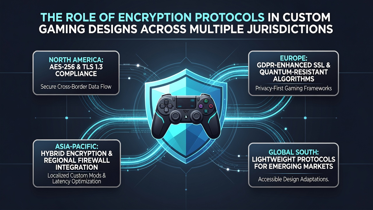 Integration von Verschlüsselung in grenzüberschreitenden Gaming-Plattformen mit Fokus auf regulatorische Compliance