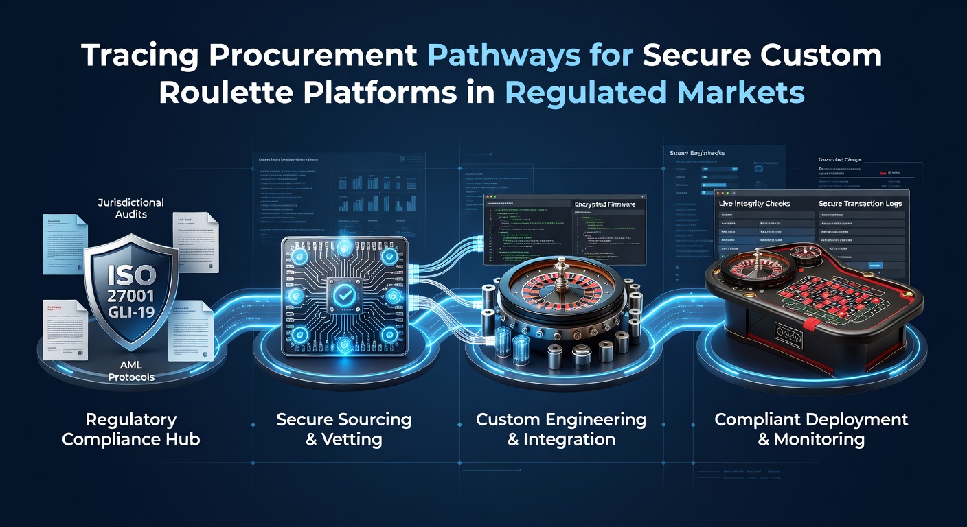 Übersicht über Beschaffungsprozesse für Roulette-Plattformen mit Fokus auf Sicherheitsprotokolle und regulatorische Überprüfungen
